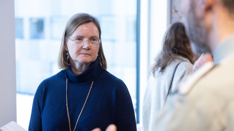 Cathrine Devold, direktør program Mime fotografert på fagdagen "Kampnær IKT".